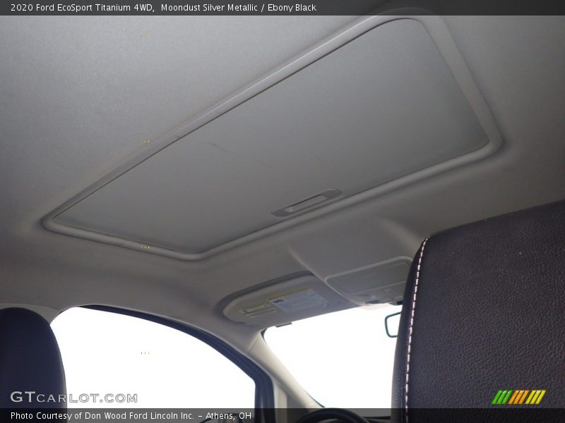 Moondust Silver Metallic / Ebony Black 2020 Ford EcoSport Titanium 4WD