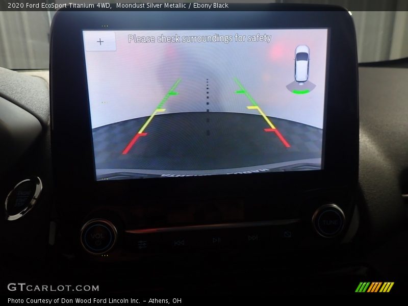 Moondust Silver Metallic / Ebony Black 2020 Ford EcoSport Titanium 4WD
