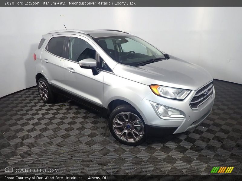 Moondust Silver Metallic / Ebony Black 2020 Ford EcoSport Titanium 4WD