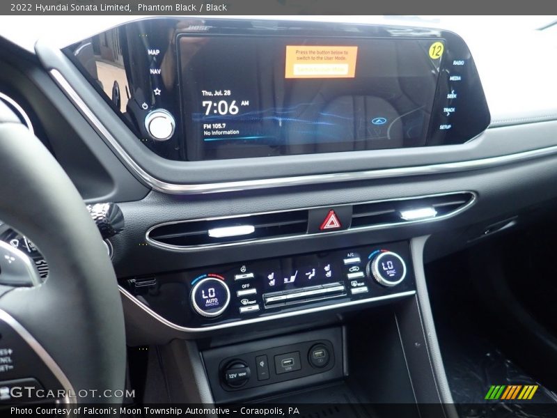Phantom Black / Black 2022 Hyundai Sonata Limited