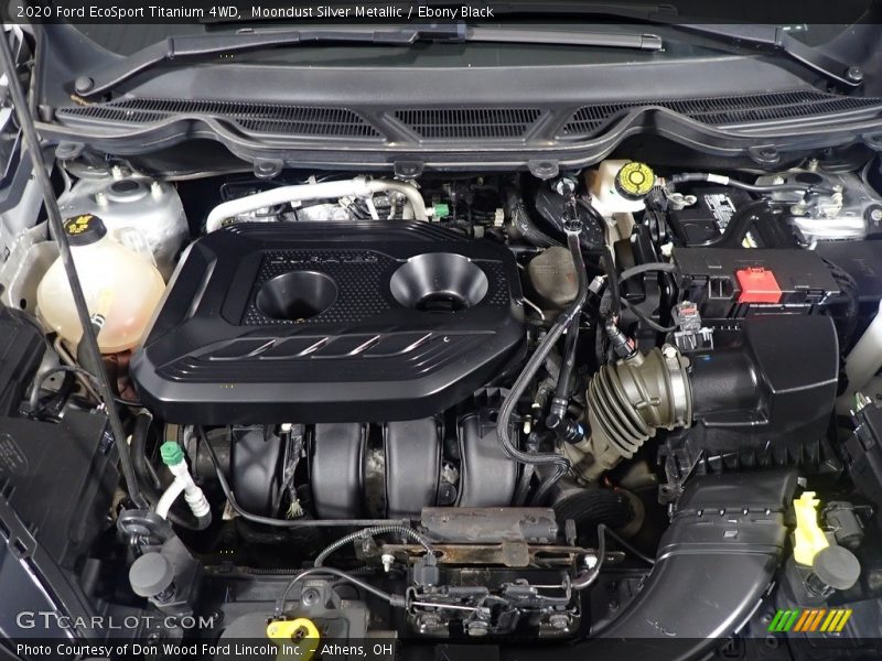 Moondust Silver Metallic / Ebony Black 2020 Ford EcoSport Titanium 4WD