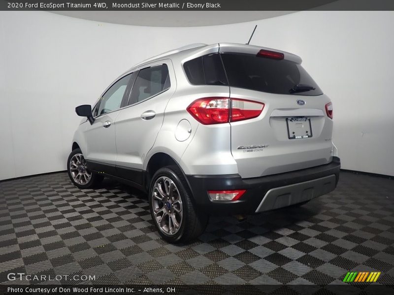 Moondust Silver Metallic / Ebony Black 2020 Ford EcoSport Titanium 4WD