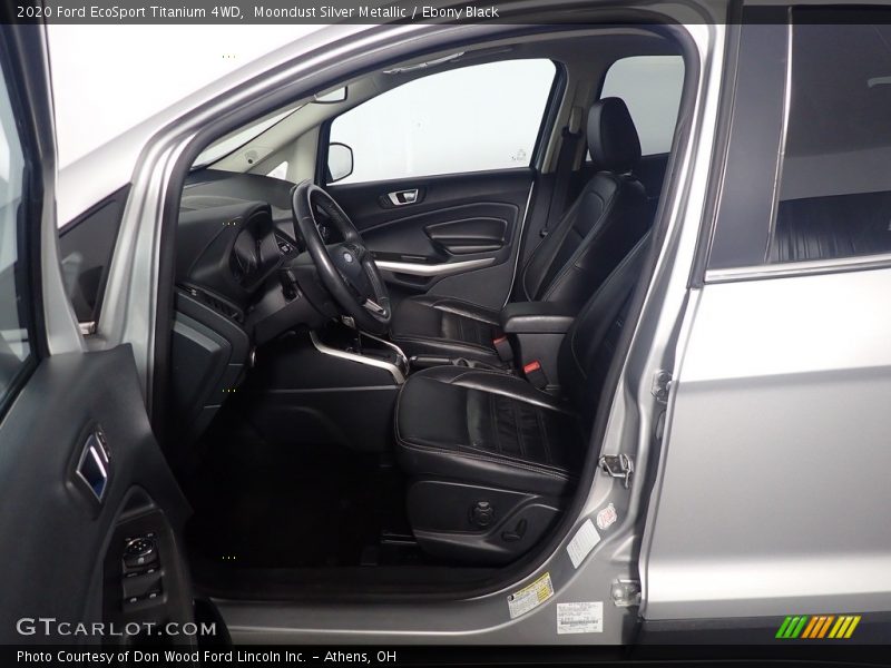Moondust Silver Metallic / Ebony Black 2020 Ford EcoSport Titanium 4WD