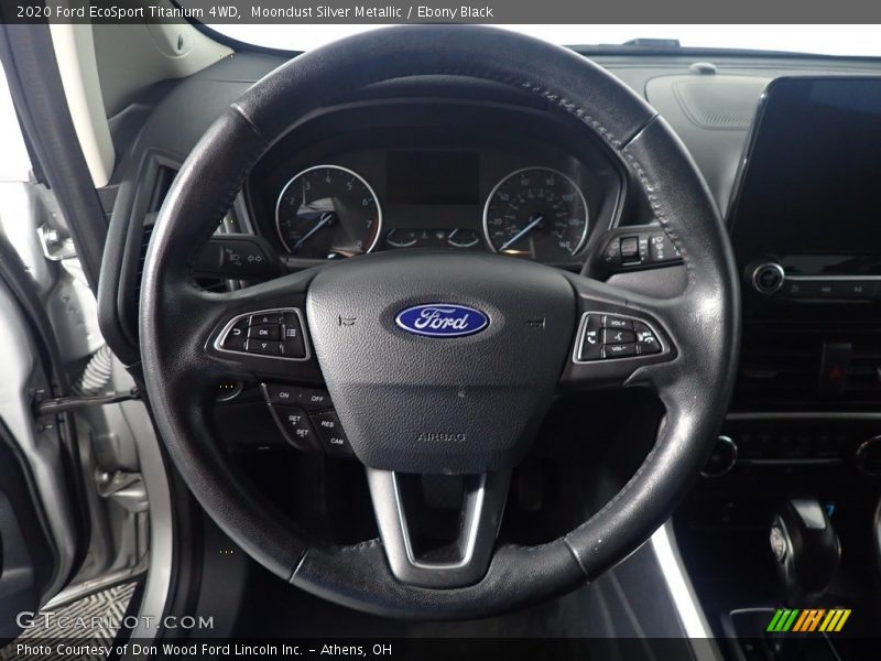 Moondust Silver Metallic / Ebony Black 2020 Ford EcoSport Titanium 4WD