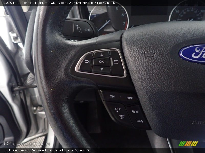 Moondust Silver Metallic / Ebony Black 2020 Ford EcoSport Titanium 4WD