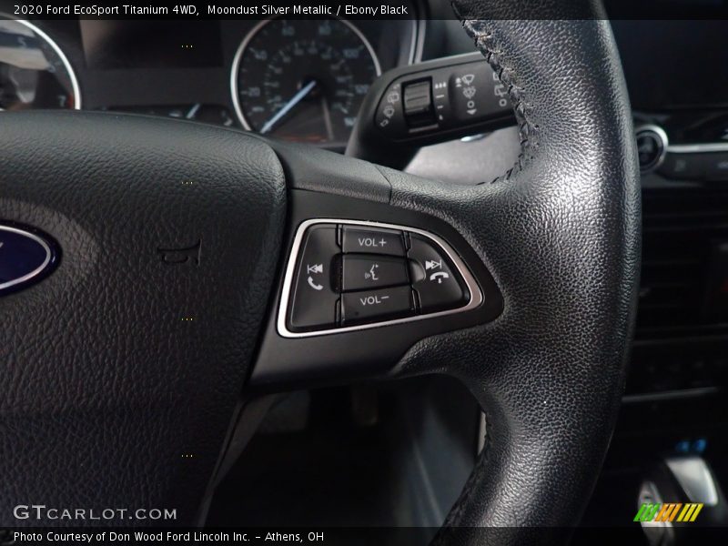 Moondust Silver Metallic / Ebony Black 2020 Ford EcoSport Titanium 4WD