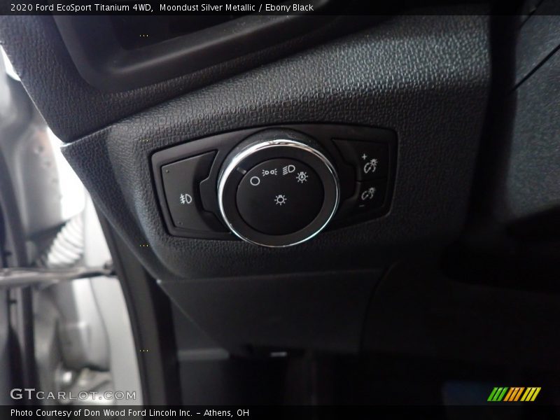 Moondust Silver Metallic / Ebony Black 2020 Ford EcoSport Titanium 4WD