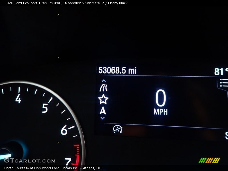 Moondust Silver Metallic / Ebony Black 2020 Ford EcoSport Titanium 4WD
