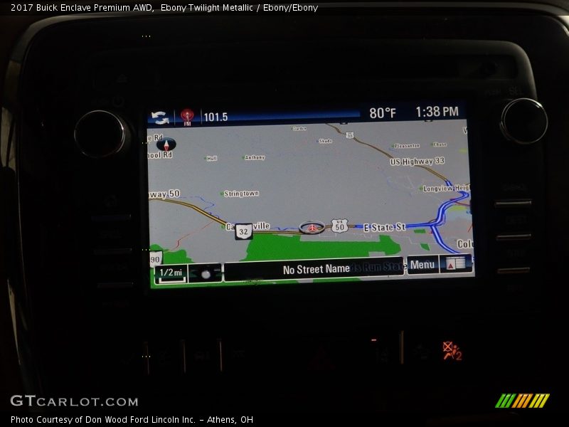 Ebony Twilight Metallic / Ebony/Ebony 2017 Buick Enclave Premium AWD