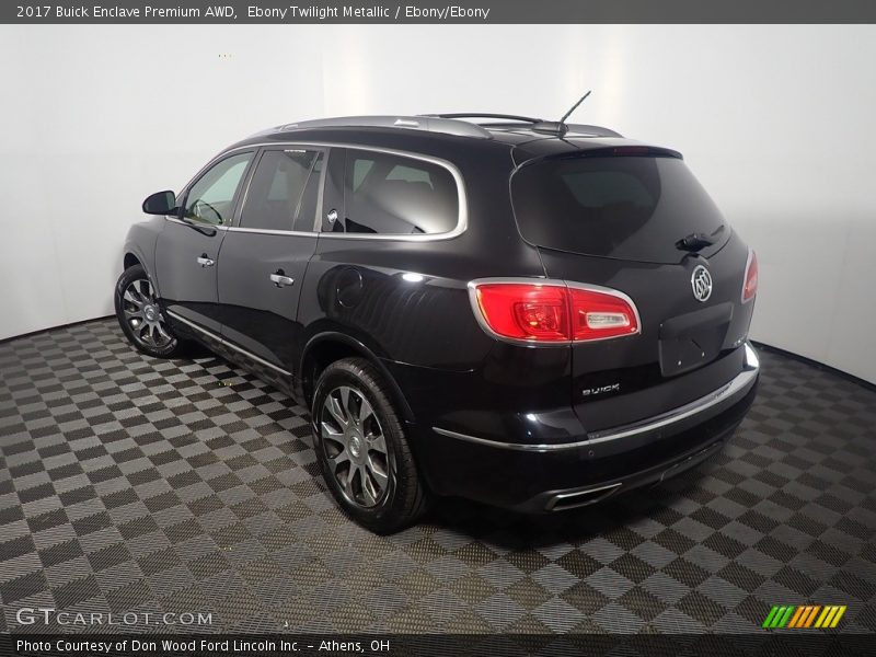 Ebony Twilight Metallic / Ebony/Ebony 2017 Buick Enclave Premium AWD