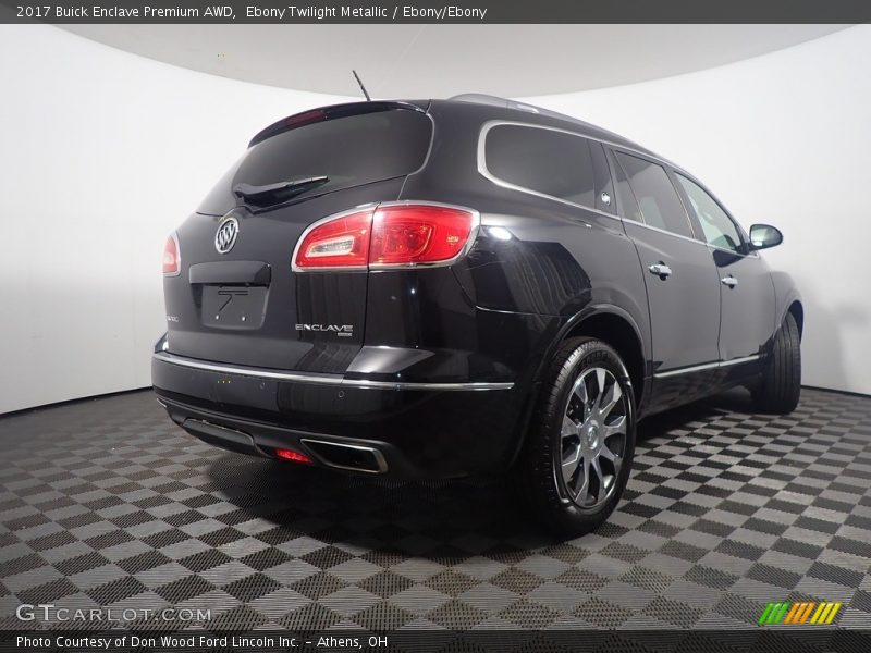 Ebony Twilight Metallic / Ebony/Ebony 2017 Buick Enclave Premium AWD