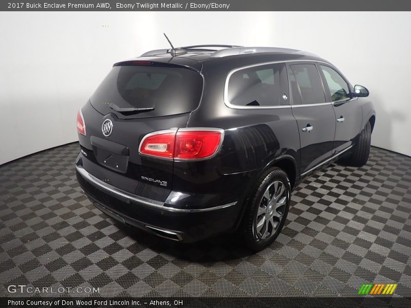 Ebony Twilight Metallic / Ebony/Ebony 2017 Buick Enclave Premium AWD
