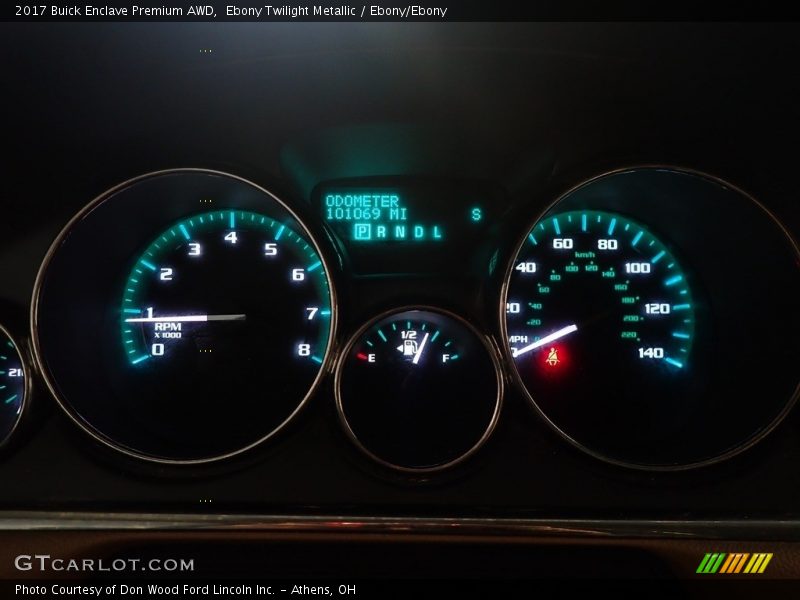 Ebony Twilight Metallic / Ebony/Ebony 2017 Buick Enclave Premium AWD