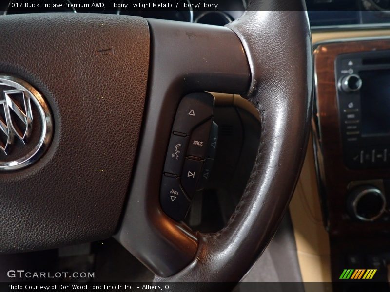 Ebony Twilight Metallic / Ebony/Ebony 2017 Buick Enclave Premium AWD