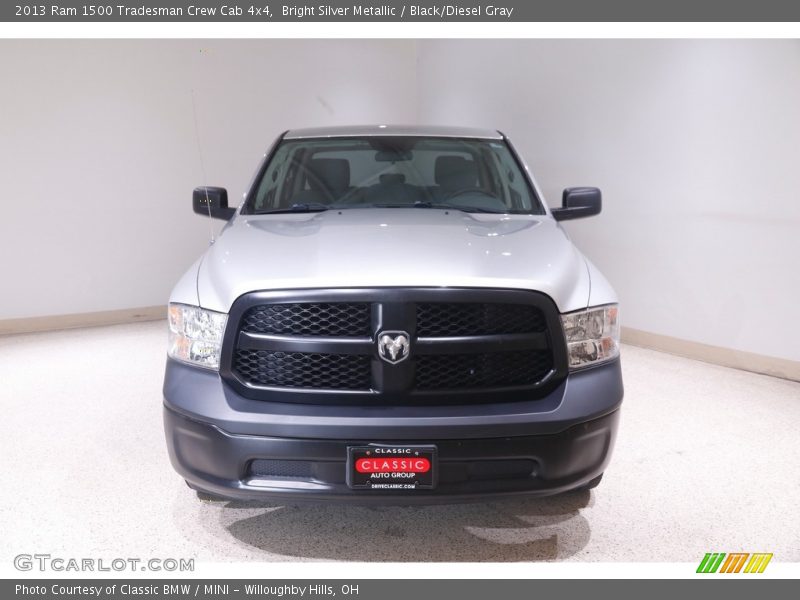 Bright Silver Metallic / Black/Diesel Gray 2013 Ram 1500 Tradesman Crew Cab 4x4