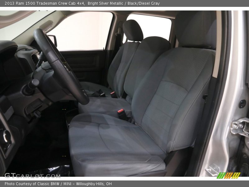 Bright Silver Metallic / Black/Diesel Gray 2013 Ram 1500 Tradesman Crew Cab 4x4