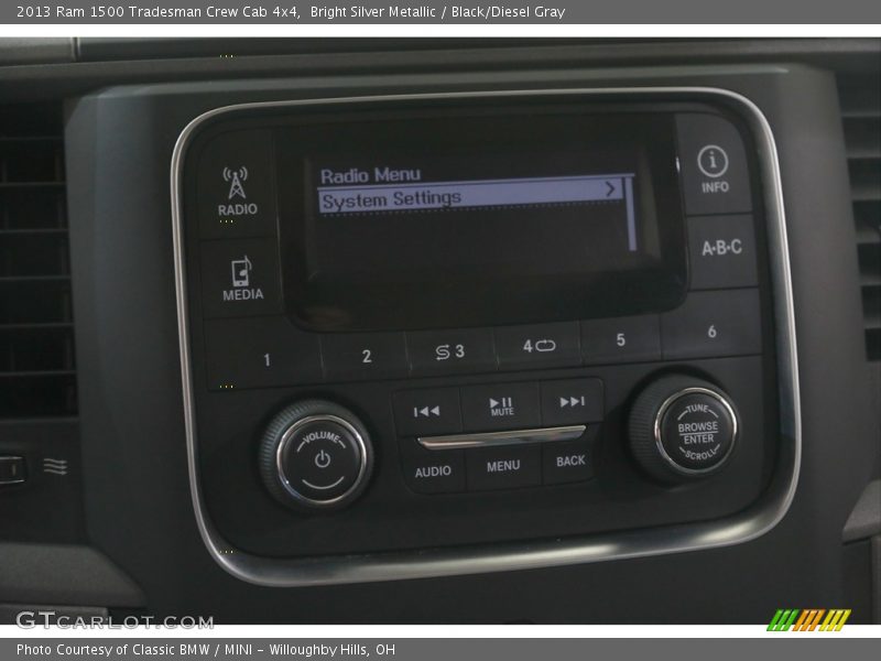 Controls of 2013 1500 Tradesman Crew Cab 4x4