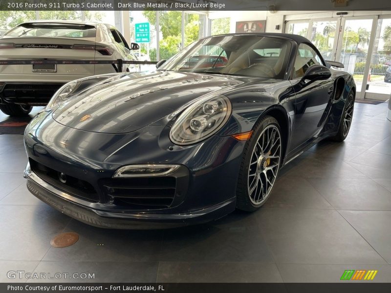 2016 911 Turbo S Cabriolet Dark Blue Metallic