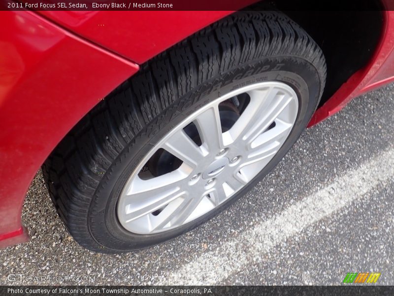 Ebony Black / Medium Stone 2011 Ford Focus SEL Sedan