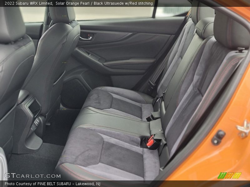 Rear Seat of 2022 WRX Limited