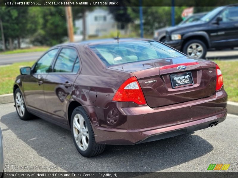 Bordeaux Reserve Metallic / Charcoal Black 2012 Ford Fusion SE