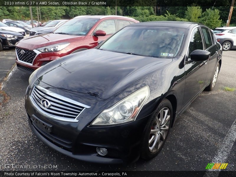 Obsidian Black / Graphite 2010 Infiniti G 37 x AWD Sedan