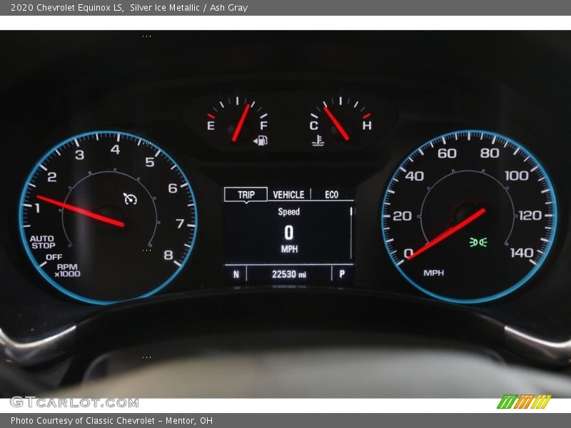 Silver Ice Metallic / Ash Gray 2020 Chevrolet Equinox LS