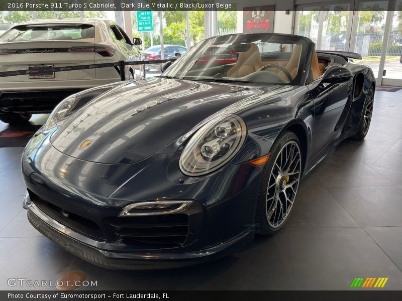  2016 911 Turbo S Cabriolet Dark Blue Metallic