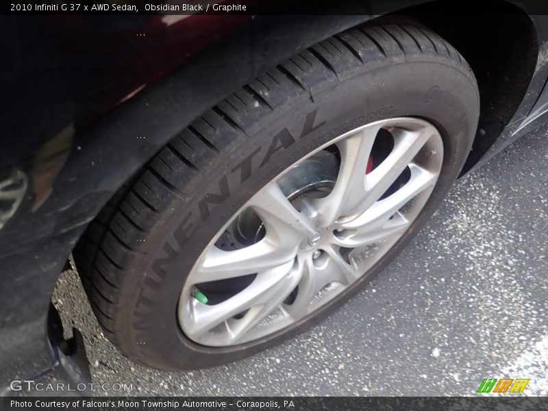 Obsidian Black / Graphite 2010 Infiniti G 37 x AWD Sedan