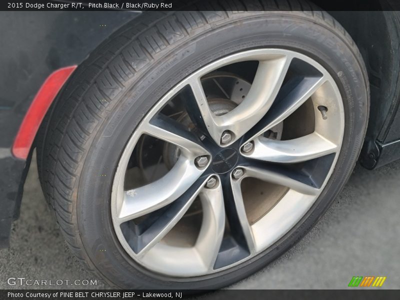 Pitch Black / Black/Ruby Red 2015 Dodge Charger R/T