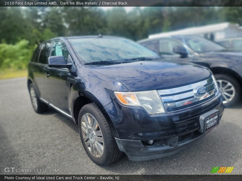 Dark Ink Blue Metallic / Charcoal Black 2010 Ford Edge Limited AWD
