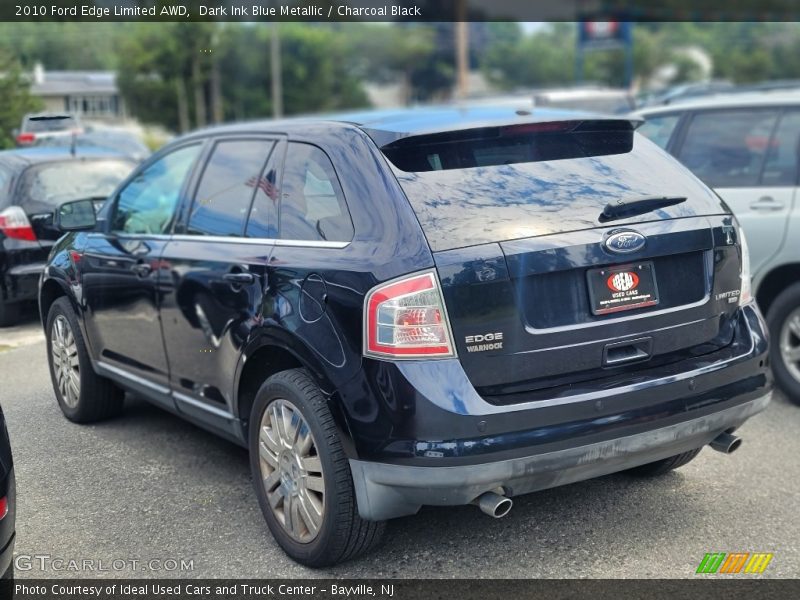 Dark Ink Blue Metallic / Charcoal Black 2010 Ford Edge Limited AWD