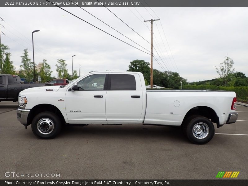 Bright White / Black/Diesel Gray 2022 Ram 3500 Big Horn Crew Cab 4x4