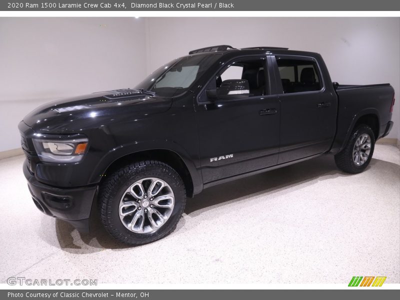 Diamond Black Crystal Pearl / Black 2020 Ram 1500 Laramie Crew Cab 4x4