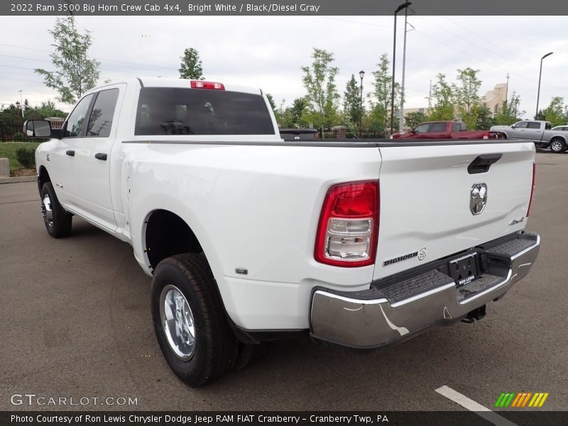 Bright White / Black/Diesel Gray 2022 Ram 3500 Big Horn Crew Cab 4x4
