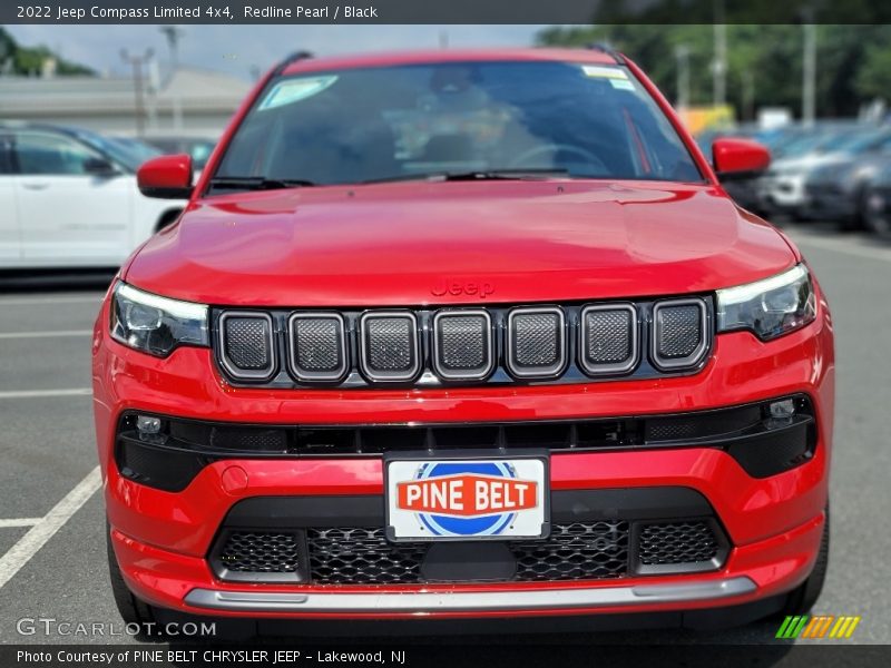 Redline Pearl / Black 2022 Jeep Compass Limited 4x4