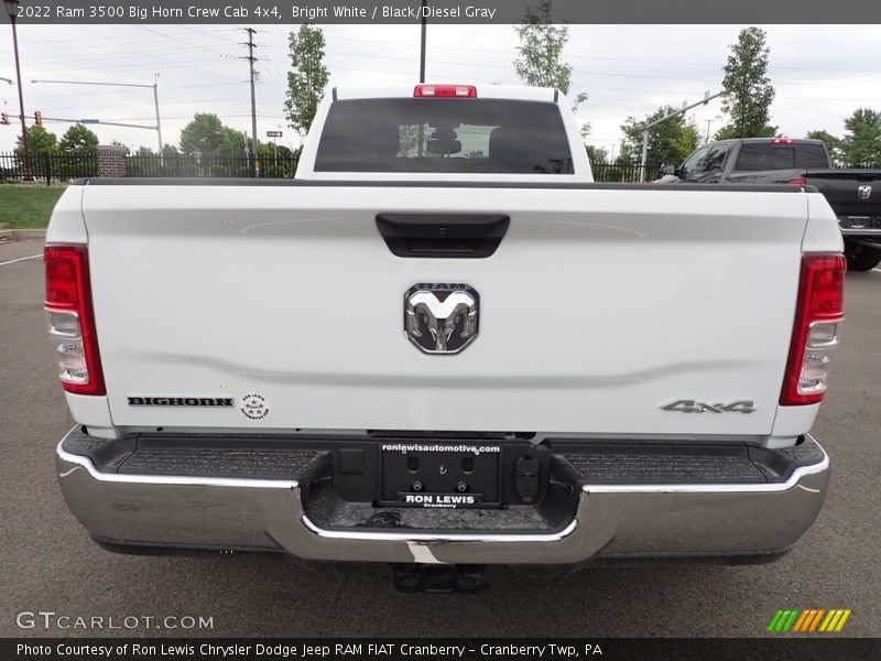 Bright White / Black/Diesel Gray 2022 Ram 3500 Big Horn Crew Cab 4x4