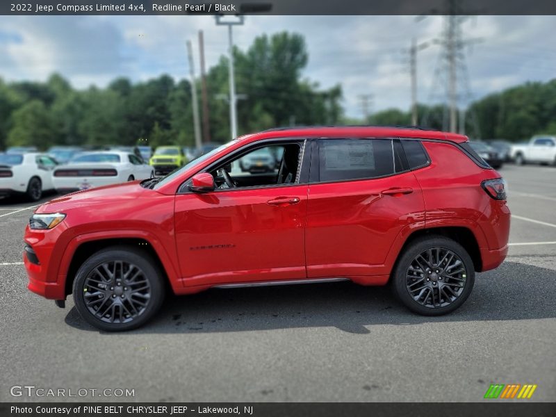 Redline Pearl / Black 2022 Jeep Compass Limited 4x4