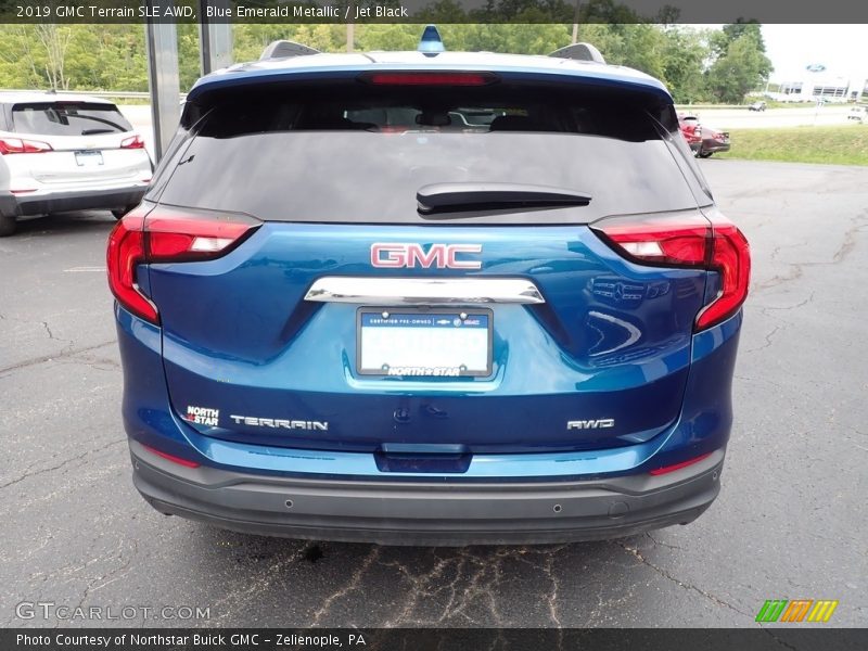 Blue Emerald Metallic / Jet Black 2019 GMC Terrain SLE AWD