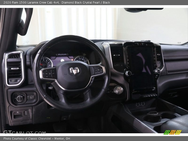 Diamond Black Crystal Pearl / Black 2020 Ram 1500 Laramie Crew Cab 4x4