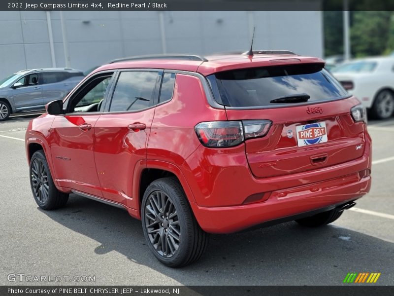 Redline Pearl / Black 2022 Jeep Compass Limited 4x4
