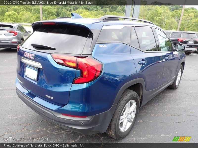 Blue Emerald Metallic / Jet Black 2019 GMC Terrain SLE AWD