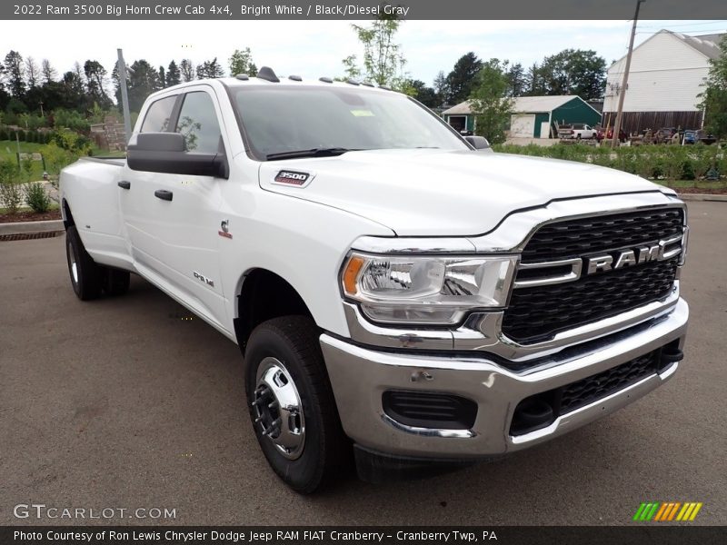Bright White / Black/Diesel Gray 2022 Ram 3500 Big Horn Crew Cab 4x4