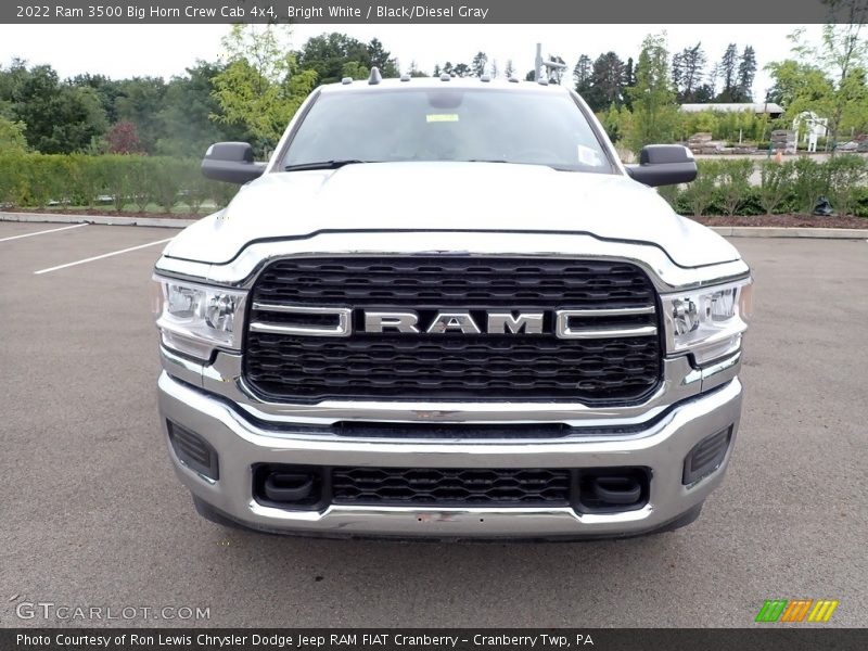 Bright White / Black/Diesel Gray 2022 Ram 3500 Big Horn Crew Cab 4x4