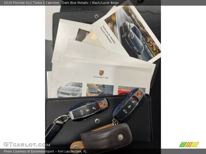 Keys of 2016 911 Turbo S Cabriolet