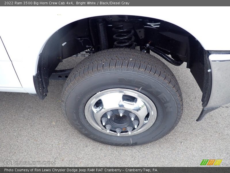 Bright White / Black/Diesel Gray 2022 Ram 3500 Big Horn Crew Cab 4x4