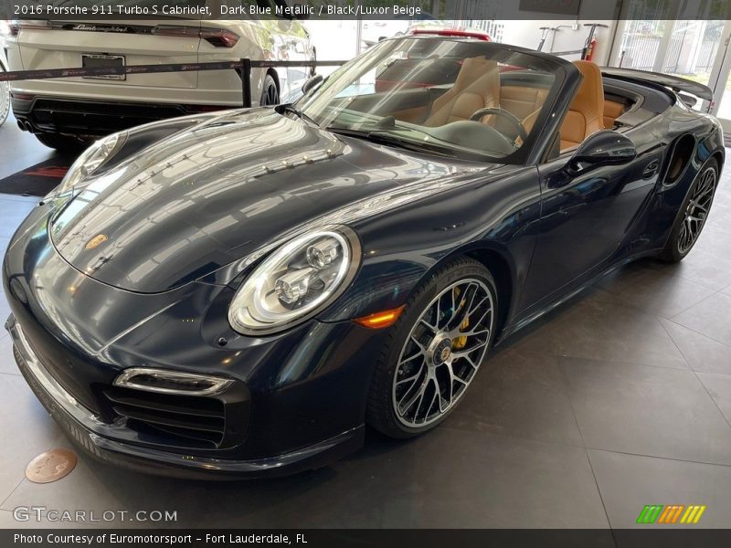  2016 911 Turbo S Cabriolet Dark Blue Metallic