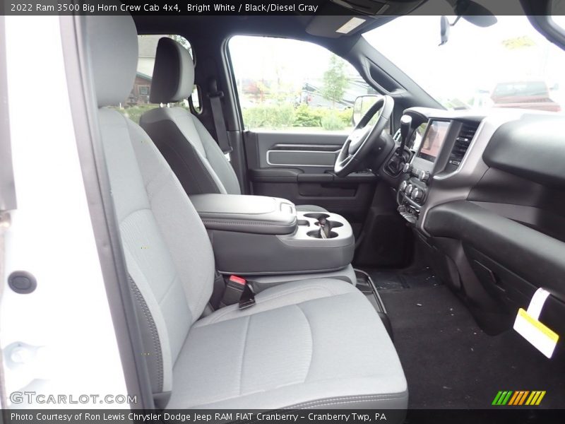 Bright White / Black/Diesel Gray 2022 Ram 3500 Big Horn Crew Cab 4x4