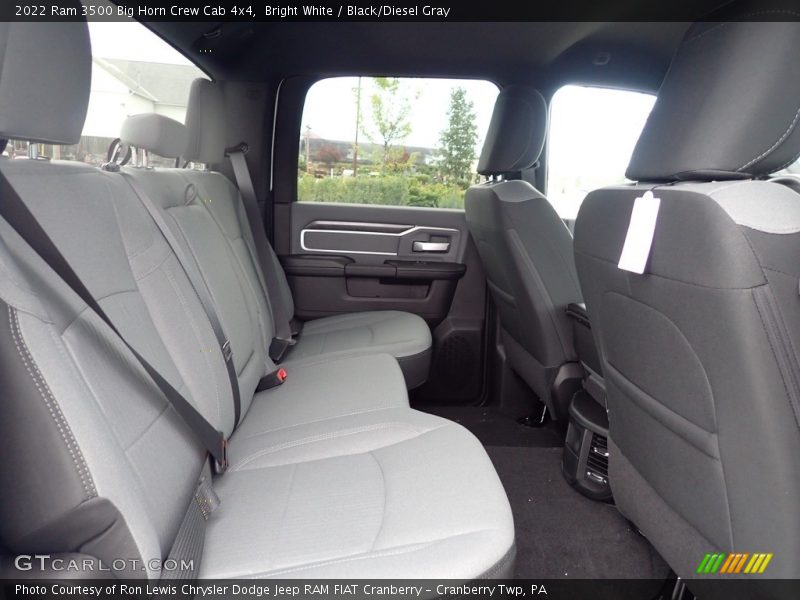 Bright White / Black/Diesel Gray 2022 Ram 3500 Big Horn Crew Cab 4x4
