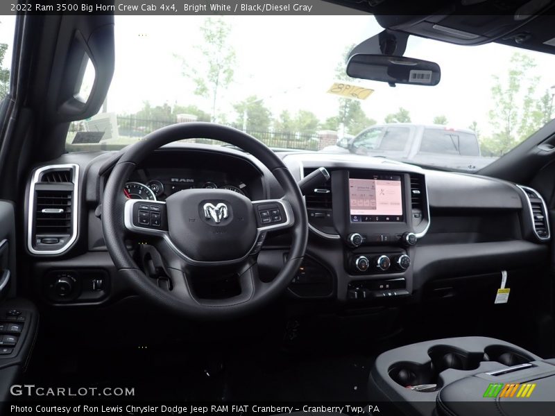 Bright White / Black/Diesel Gray 2022 Ram 3500 Big Horn Crew Cab 4x4